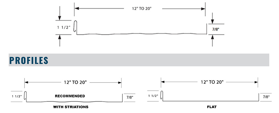 Snap Loc Clip System Dimensions