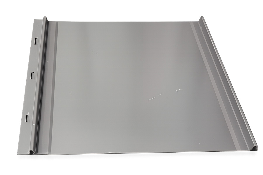 Snap lock with slotted flange